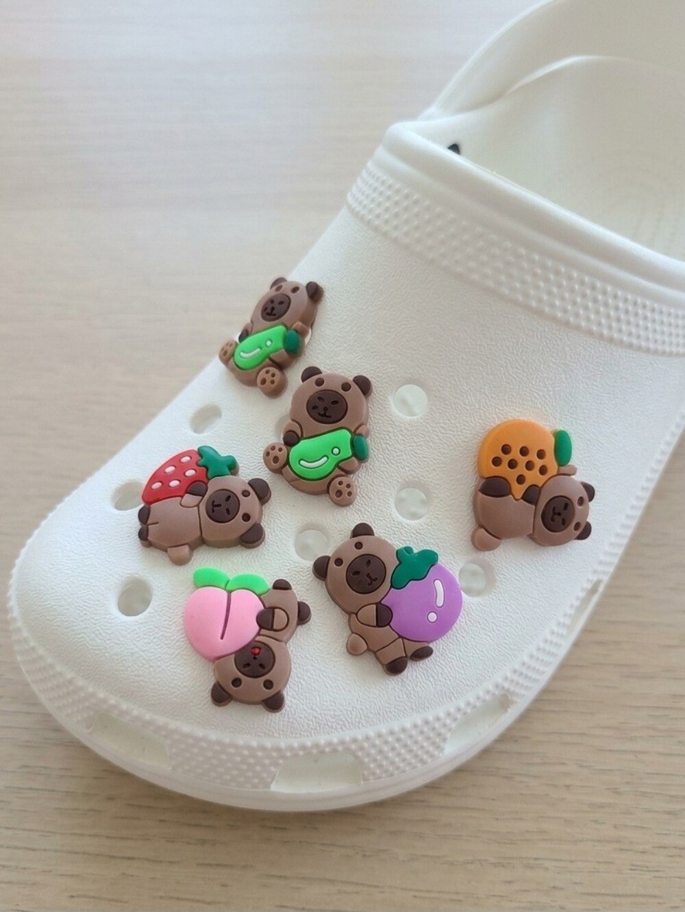 New Capybara Shoe Charms, Set Of Shoe Charms, Crock Charms